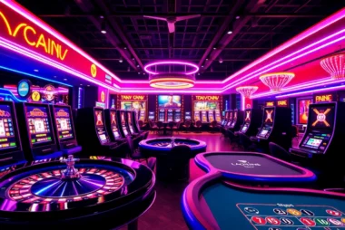Engaging image showcasing 789win's vibrant online casino with slot machines and live dealer games, emphasizing excitement and trustworthiness for users seeking top-tier gambling experiences.