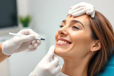 Experienced Zurich doctor performing Botox Faltenbehandlung to smooth facial wrinkles with precision, ensuring natural results.