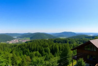 Saalfeld holiday apartment with scenic Thüringer Wald view, perfect for nature lovers and hikers.