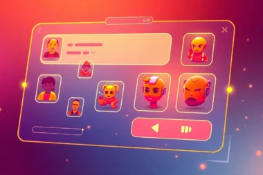 Spicy AI Chat engaging with realistic AI character in a vibrant, user-friendly digital conversation environment, highlighting personalization and visual content.