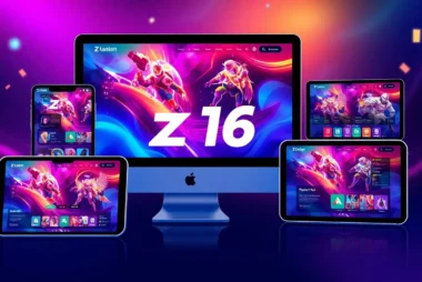 Experience the power of z16 with a sleek, user-friendly gaming interface on multiple devices, highlighting innovation and accessibility for global players.