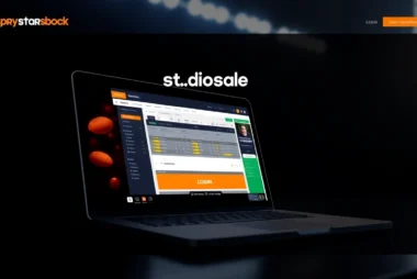 Fairplay sportsbook login interface on a desktop with vibrant orange and black theme, and betting options, offering a seamless user experience.