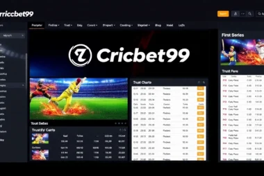 Professional cricket betting platform featuring Cricbet99 club with vibrant graphics and